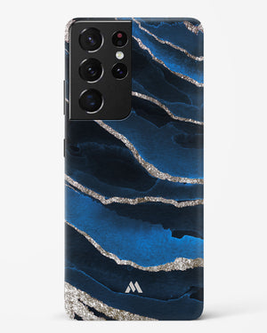 Shimmering Sands Blue Marble Hard Case Phone Cover-(Samsung)