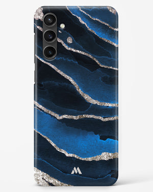 Shimmering Sands Blue Marble Hard Case Phone Cover-(Samsung)