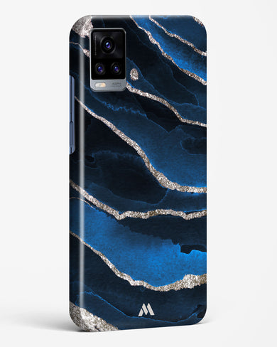 Shimmering Sands Blue Marble Hard Case Phone Cover-(Vivo)