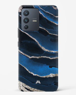 Shimmering Sands Blue Marble Hard Case Phone Cover-(Vivo)