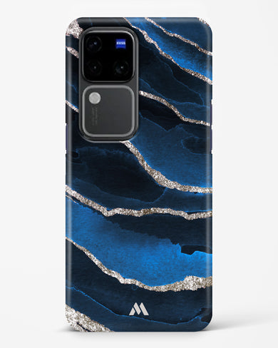 Shimmering Sands Blue Marble Hard Case Phone Cover (Vivo)