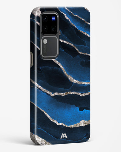 Shimmering Sands Blue Marble Hard Case Phone Cover (Vivo)