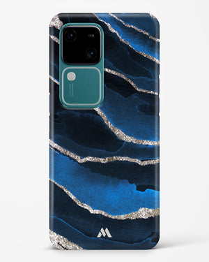 Shimmering Sands Blue Marble Hard Case Phone Cover (Vivo)