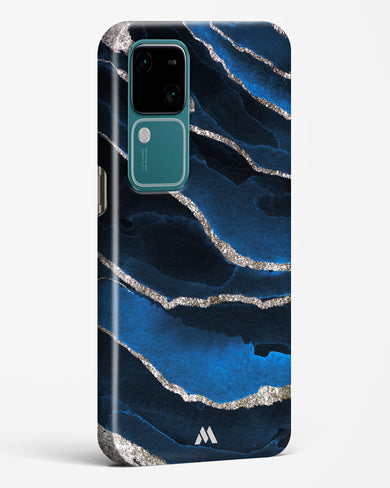 Shimmering Sands Blue Marble Hard Case Phone Cover (Vivo)