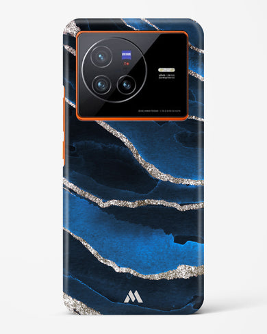 Shimmering Sands Blue Marble Hard Case Phone Cover-(Vivo)