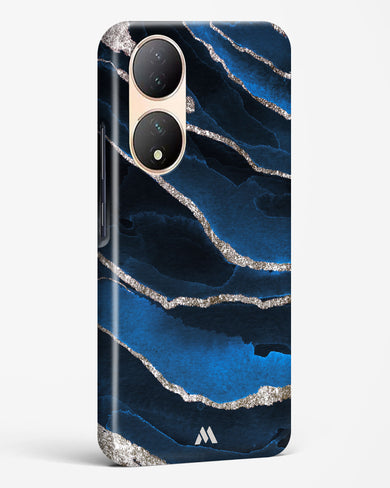 Shimmering Sands Blue Marble Hard Case Phone Cover-(Vivo)