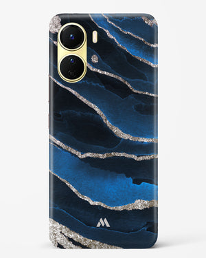 Shimmering Sands Blue Marble Hard Case Phone Cover-(Vivo)