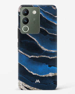 Shimmering Sands Blue Marble Hard Case Phone Cover-(Vivo)