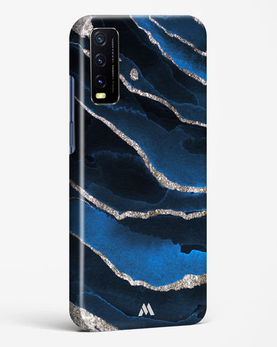 Shimmering Sands Blue Marble Hard Case Phone Cover-(Vivo)