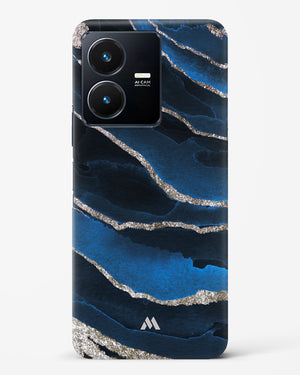 Shimmering Sands Blue Marble Hard Case Phone Cover-(Vivo)