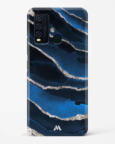 Shimmering Sands Blue Marble Hard Case Phone Cover-(Vivo)