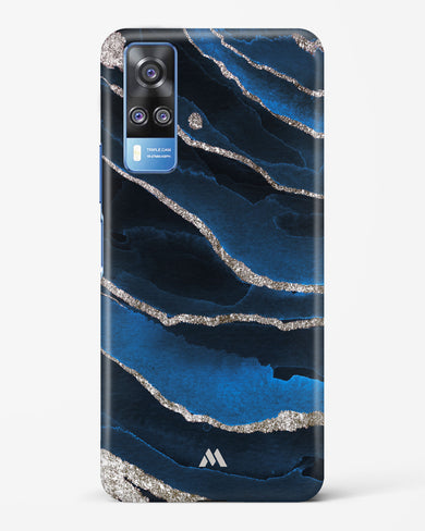 Shimmering Sands Blue Marble Hard Case Phone Cover-(Vivo)