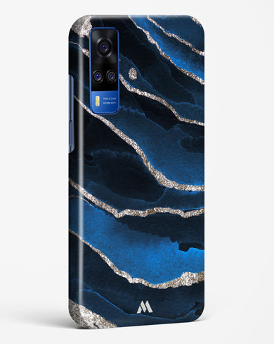 Shimmering Sands Blue Marble Hard Case Phone Cover-(Vivo)