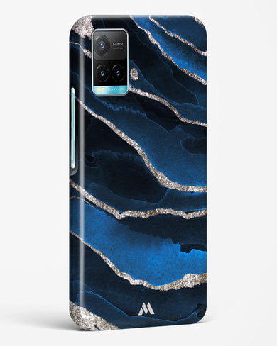 Shimmering Sands Blue Marble Hard Case Phone Cover-(Vivo)