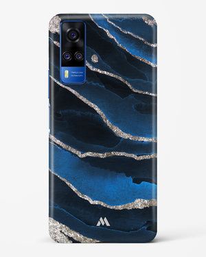 Shimmering Sands Blue Marble Hard Case Phone Cover-(Vivo)