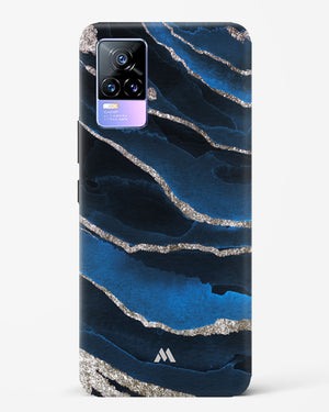 Shimmering Sands Blue Marble Hard Case Phone Cover-(Vivo)