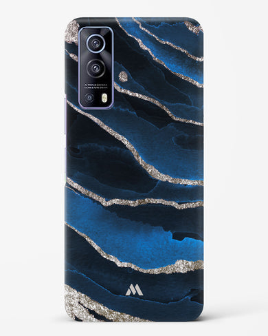 Shimmering Sands Blue Marble Hard Case Phone Cover-(Vivo)