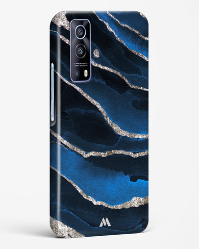 Shimmering Sands Blue Marble Hard Case Phone Cover-(Vivo)