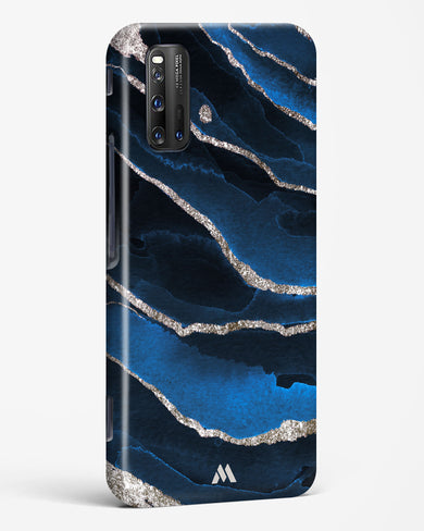 Shimmering Sands Blue Marble Hard Case Phone Cover-(Vivo)