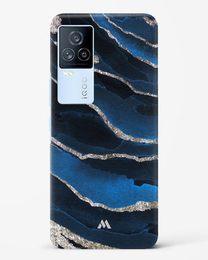 Shimmering Sands Blue Marble Hard Case Phone Cover-(Vivo)