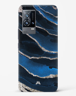 Shimmering Sands Blue Marble Hard Case Phone Cover-(Vivo)