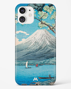 Mount Fuji from Lake Yamanaka (Hiroaki Takahashi) Hard Case iPhone 11