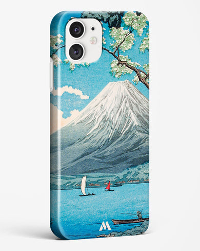 Mount Fuji from Lake Yamanaka [Hiroaki Takahashi] Hard Case Phone Cover-(Apple)