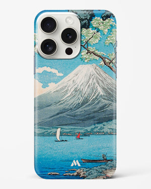 Mount Fuji from Lake Yamanaka (Hiroaki Takahashi) Hard Case iPhone 15 Pro