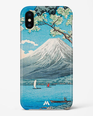 Mount Fuji from Lake Yamanaka (Hiroaki Takahashi) Hard Case iPhone XS