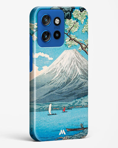 Mount Fuji from Lake Yamanaka [Hiroaki Takahashi] Hard Case Phone Cover (Motorola)