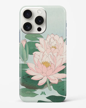 Water Lily (Ohara Koson) Hard Case iPhone 15 Pro Max