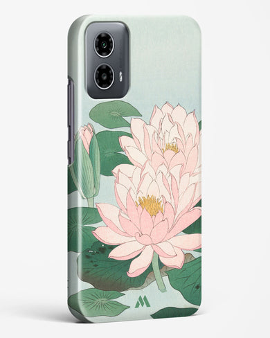 Water Lily [Ohara Koson] Hard Case Phone Cover (Motorola)