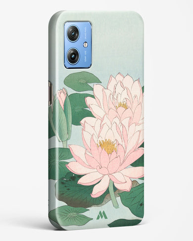 Water Lily [Ohara Koson] Hard Case Phone Cover (Motorola)