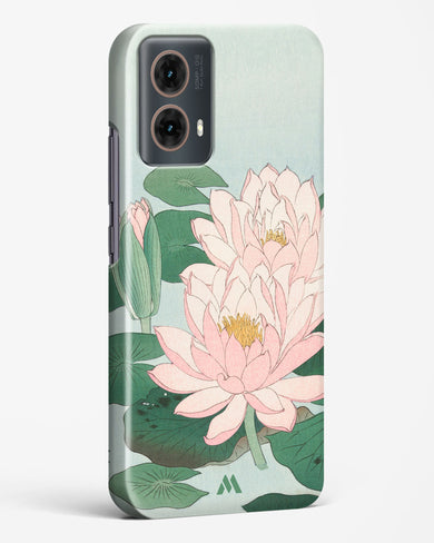 Water Lily [Ohara Koson] Hard Case Phone Cover (Motorola)
