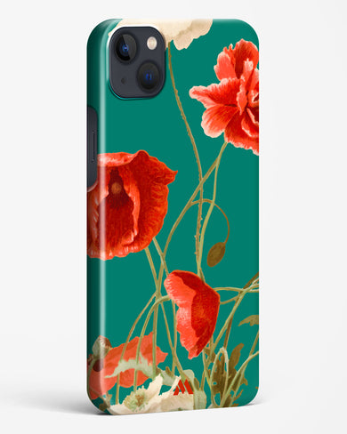 Vintage Poppy Field Hard Case Phone Cover (Apple)