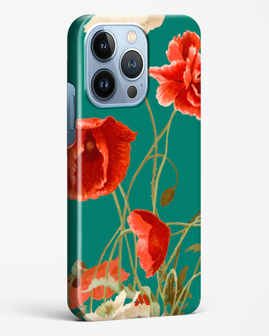 Vintage Poppy Field Hard Case Phone Cover (Apple)