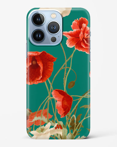 Vintage Poppy Field Hard Case Phone Cover (Apple)