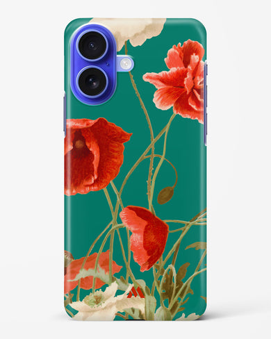 Vintage Poppy Field Hard Case Phone Cover (Apple)