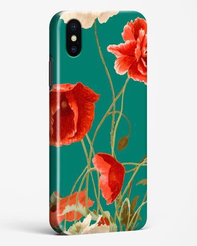 Vintage Poppy Field Hard Case Phone Cover (Apple)