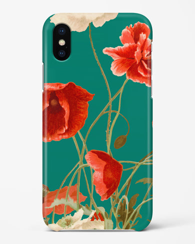 Vintage Poppy Field Hard Case Phone Cover (Apple)