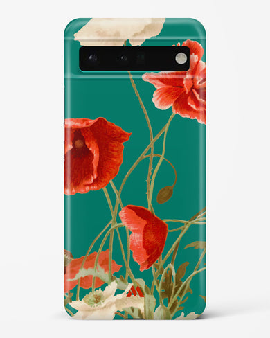 Vintage Poppy Field Hard Case Phone Cover (Google)