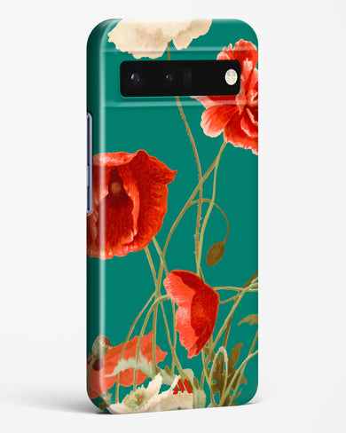 Vintage Poppy Field Hard Case Phone Cover (Google)
