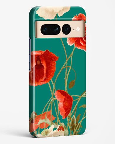 Vintage Poppy Field Hard Case Phone Cover (Google)