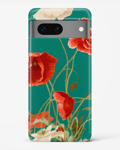 Vintage Poppy Field Hard Case Phone Cover-(Google)