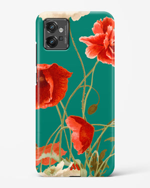 Vintage Poppy Field Hard Case Phone Cover (Motorola)