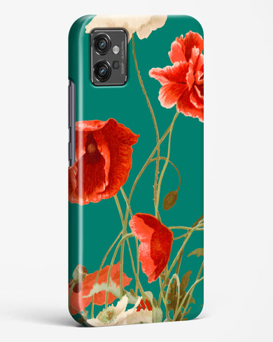 Vintage Poppy Field Hard Case Phone Cover (Motorola)