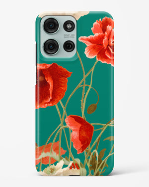 Vintage Poppy Field Hard Case Phone Cover (Motorola)