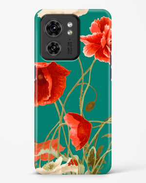 Vintage Poppy Field Hard Case Phone Cover (Motorola)