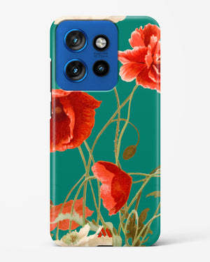 Vintage Poppy Field Hard Case Phone Cover (Motorola)