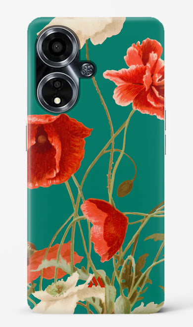 Vintage Poppy Field Hard Case Phone Cover (Oppo)